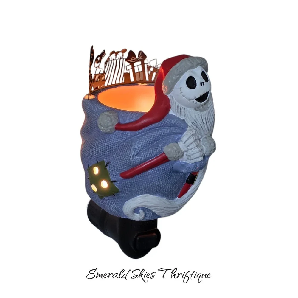 Scentsy Santa Jack Skellington Mini Warmer Nightmare Before Christmas free ship